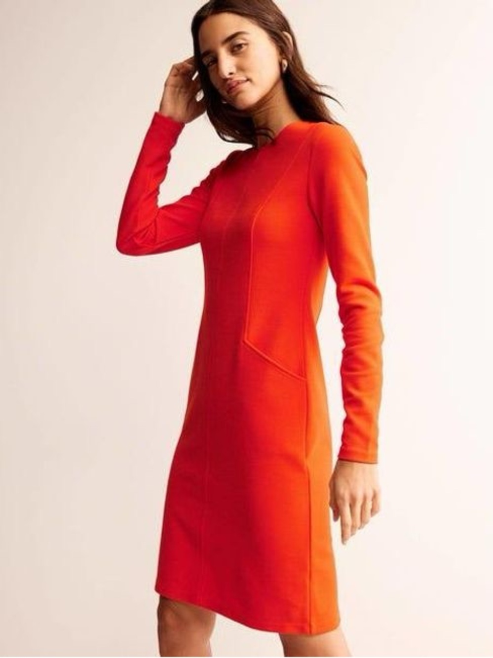 Boden Ellen Ottoman Dress - Size 10 Long